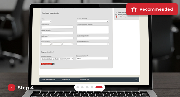 Offline step 4e - Client payment capture method